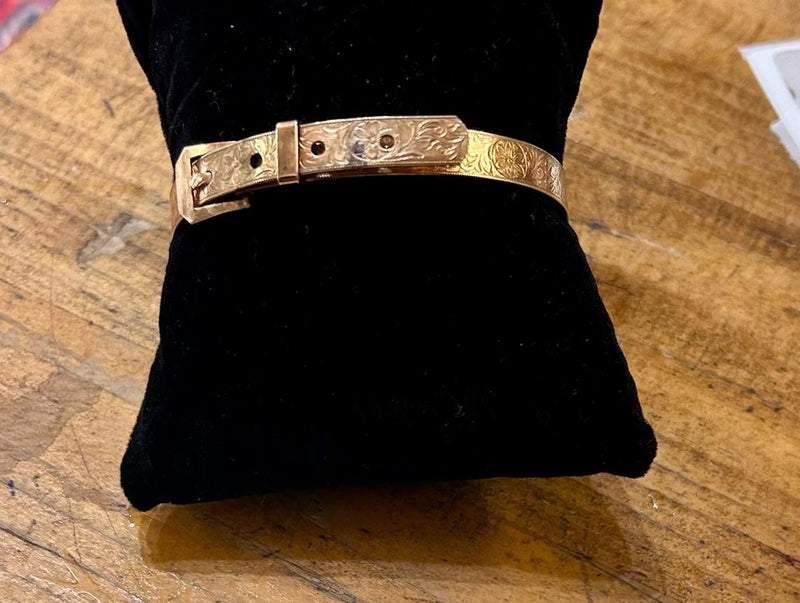 1940s Gold-Filled Buckle Bracelet