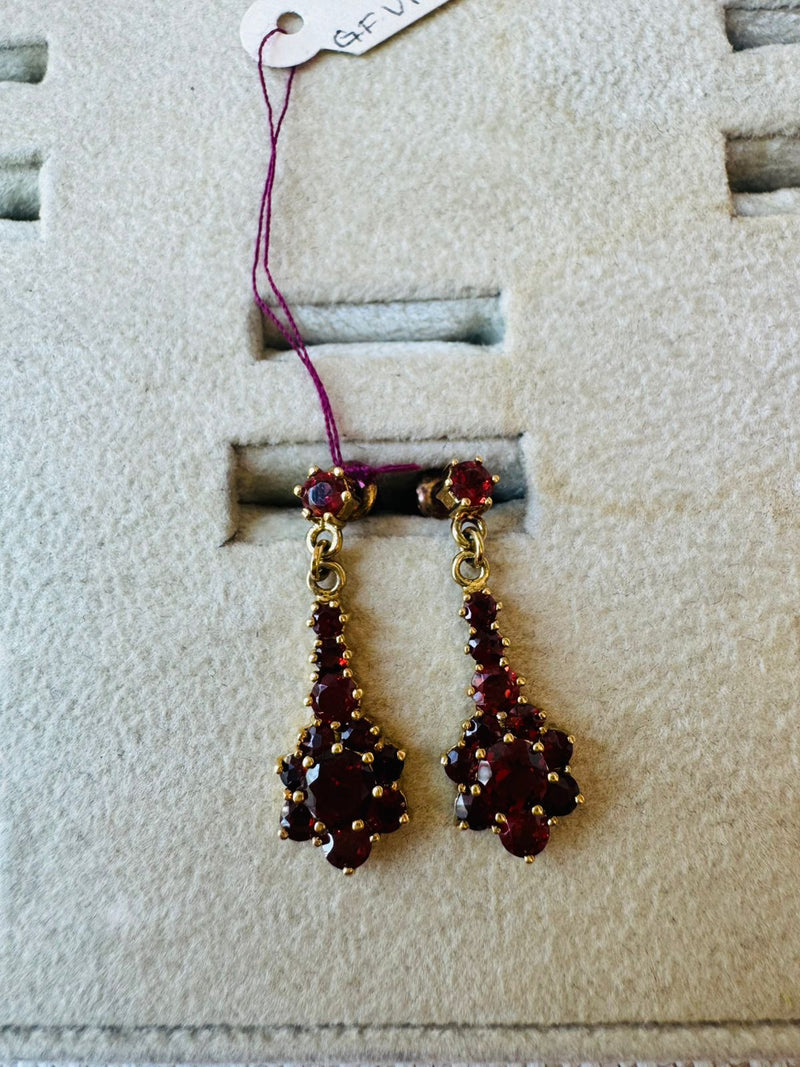 GF VCT Garnet earrings