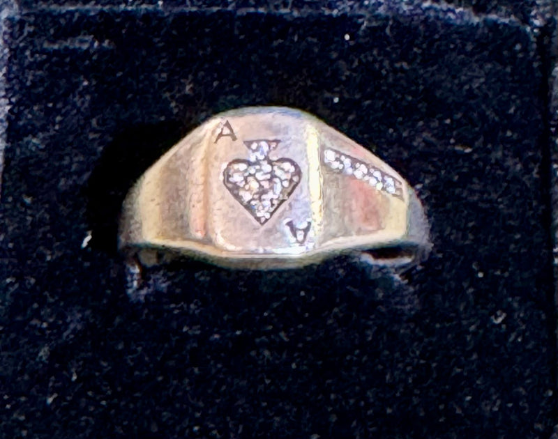 SS Ace of Spades Ring