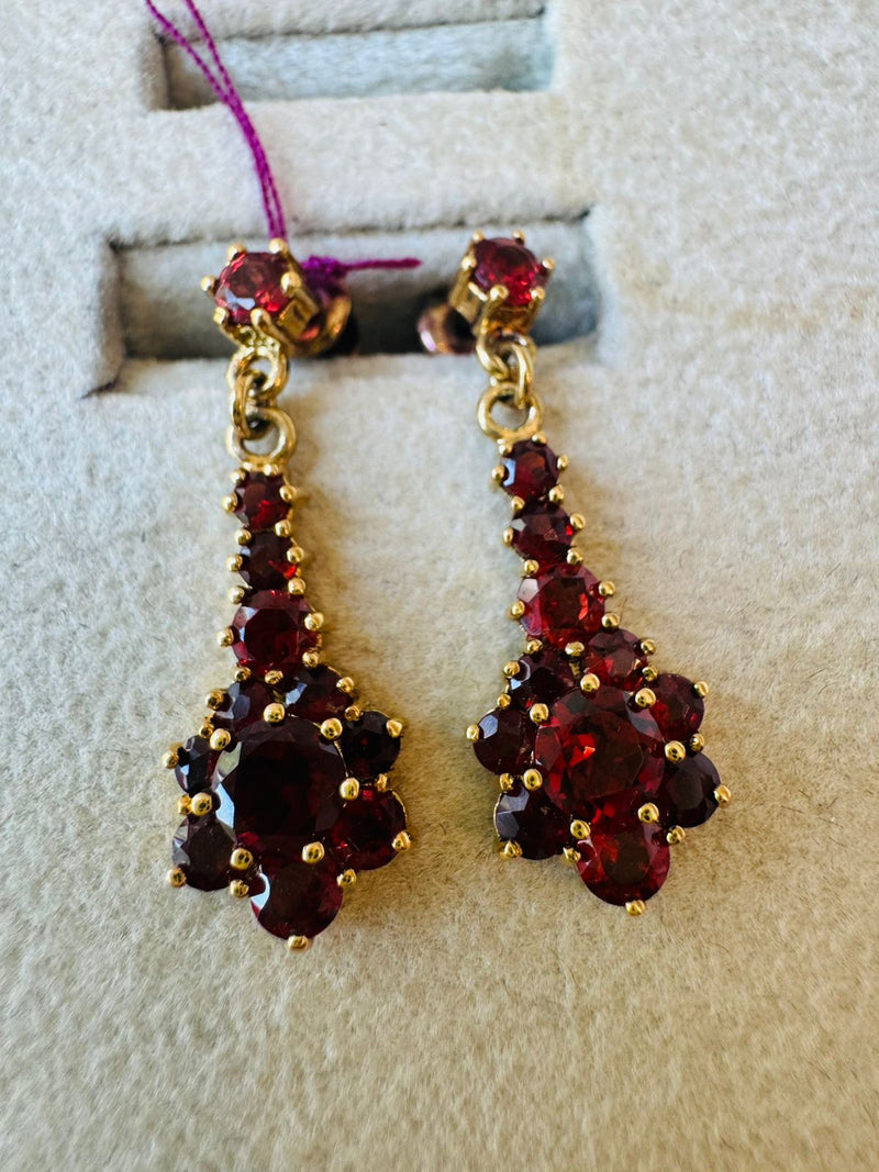 GF VCT Garnet earrings