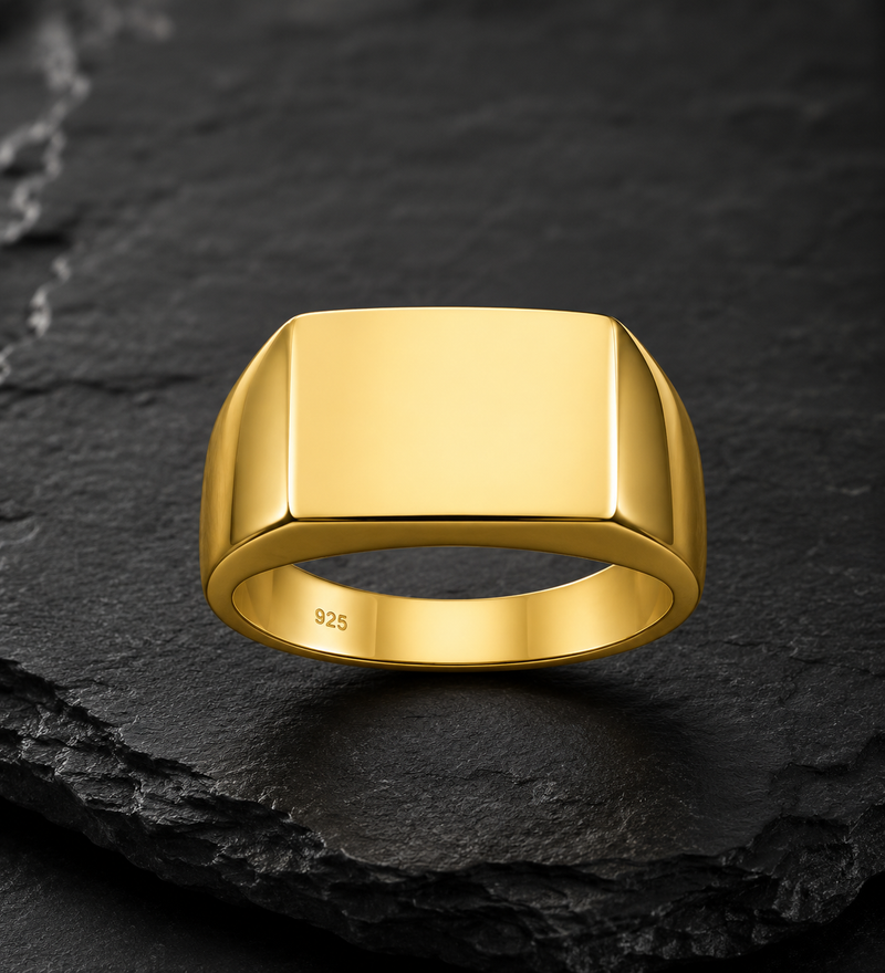 Emerald & Orange Sapphire Sterling Silver Ring with 22K Gold Plating