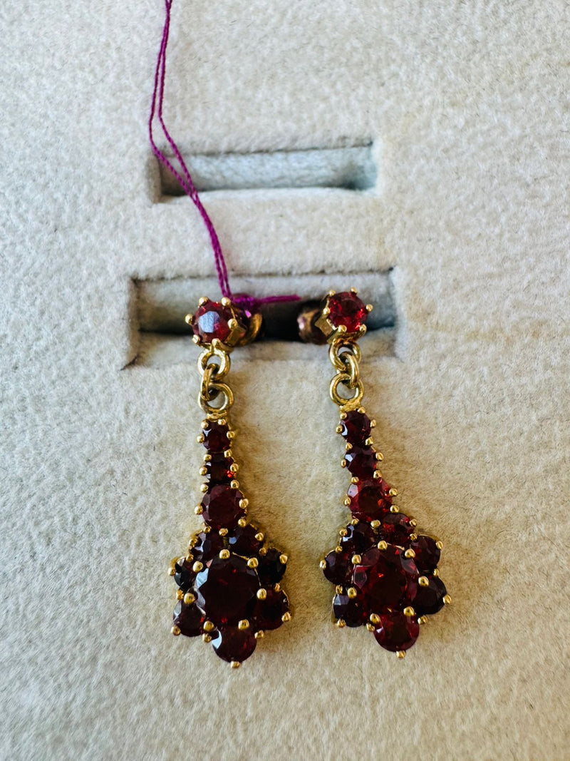 GF VCT Garnet earrings