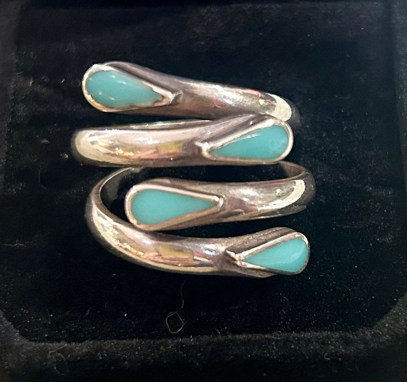 SS Turquoise Ring